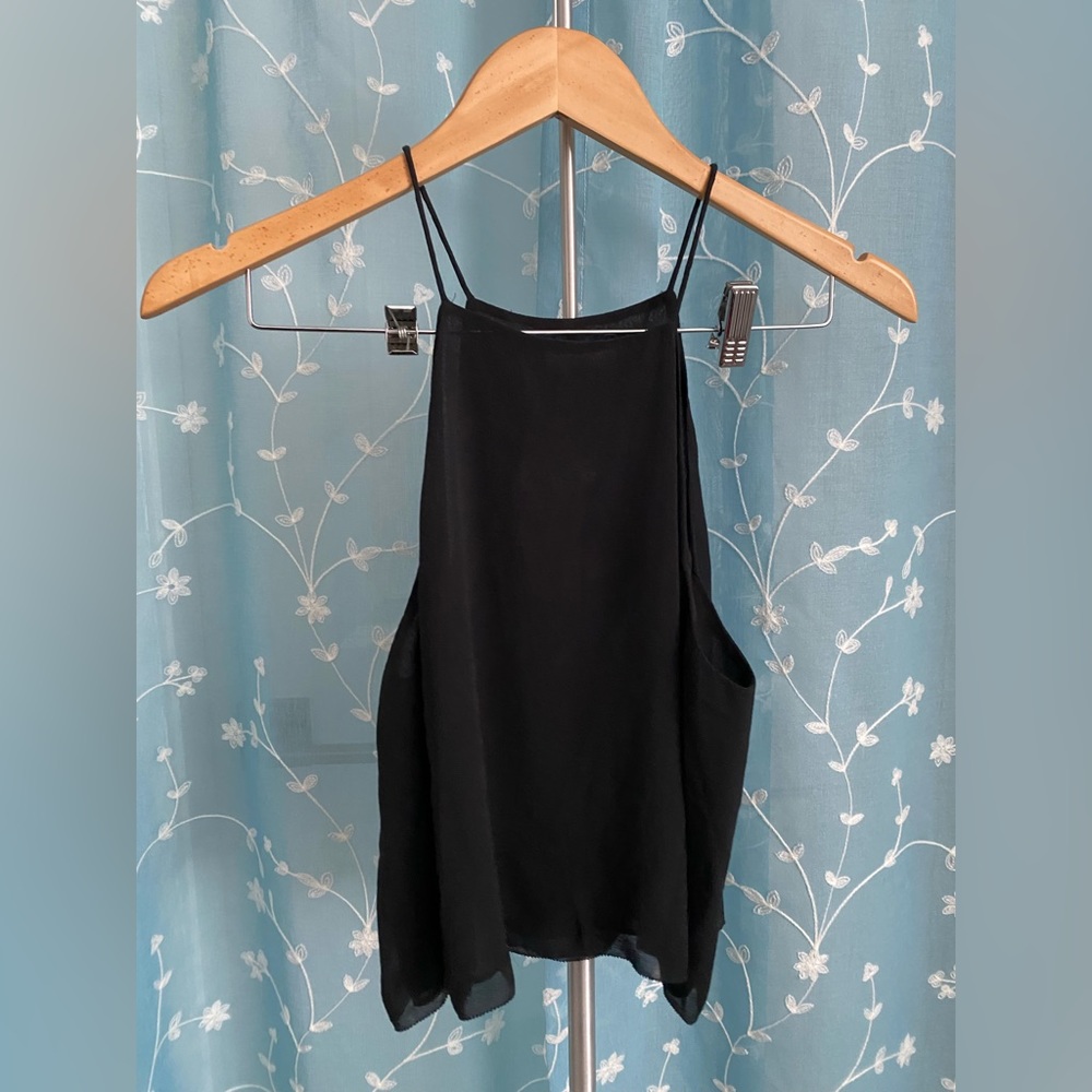 Wilfred black Silk top